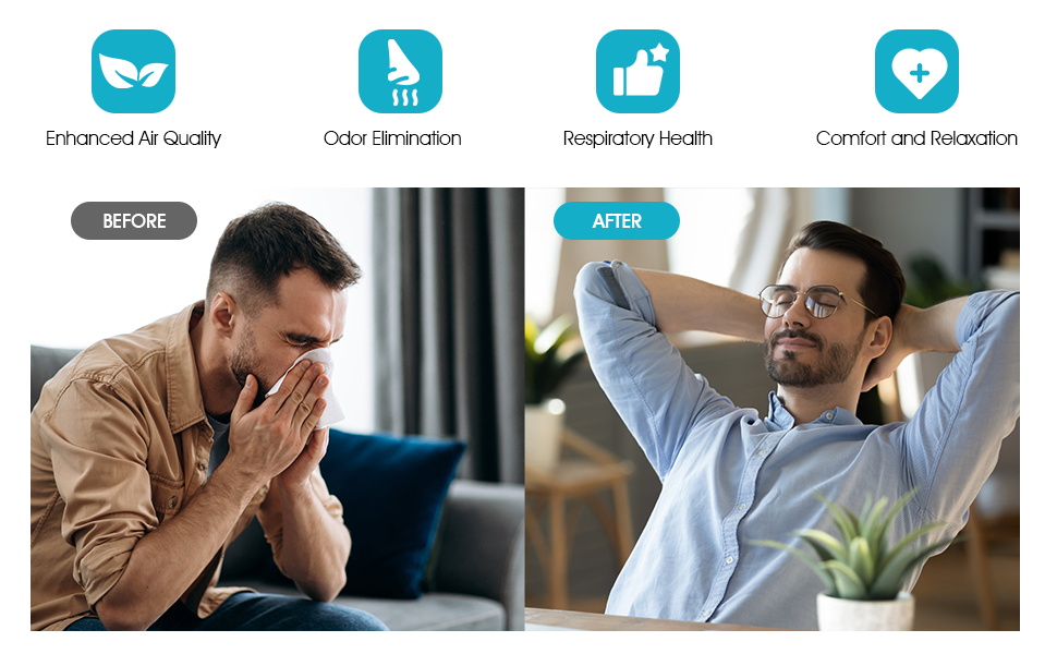 fan blade air purifier pads