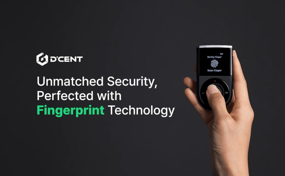 その他 D&#39;CENT Biometric hardware wallet D'CENT Biometric - Cryptocurrency Cold Storage Hardware Wallet