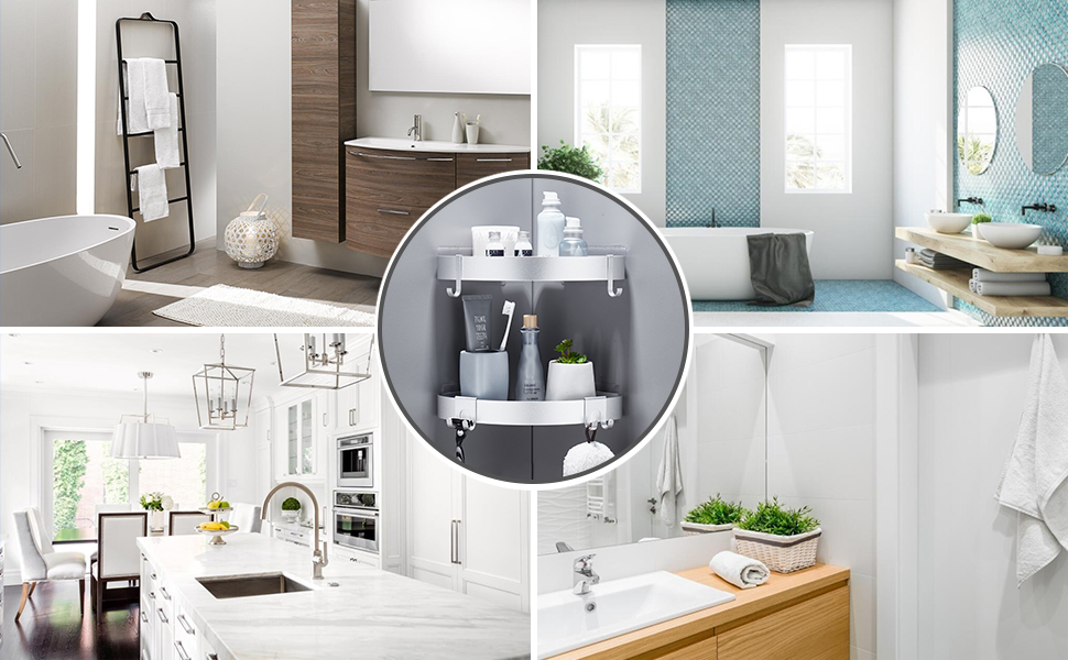 un collage de produits de salle de bain