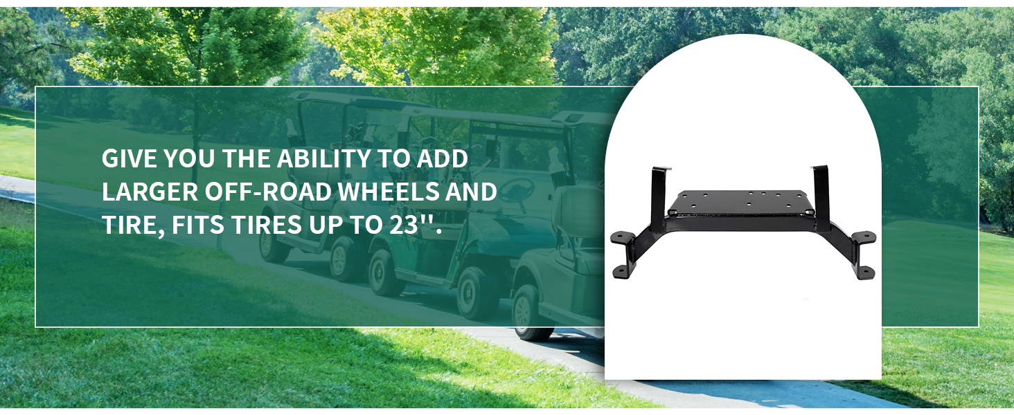 ECOTRIC 6" Drop Axle Lift Kits Compatible with 2001.52020