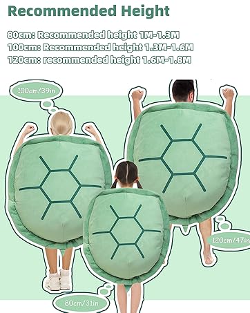 Wearable Turtle Shell Pillows