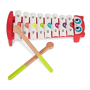 Amazon.co.jp: B. toys 木製楽器セット 木琴 タンバリン