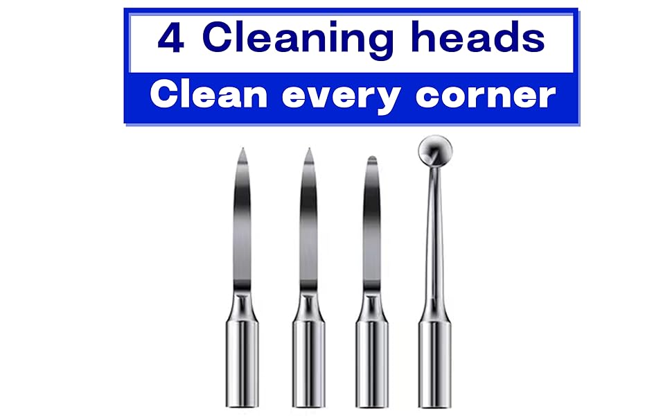 4 Cleaning heads
