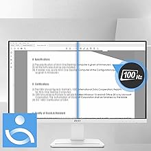 High 100 Hz Refresh Rate