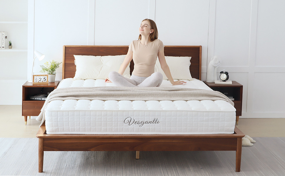 Vesgantti European Small Single Mattress 80x200cm 9.4 Inch Pocket
