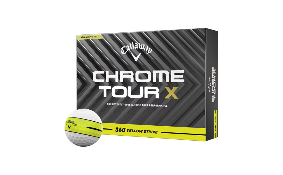 Amazon | キャロウェイ(Callaway) ゴルフボール CHROME TOUR X