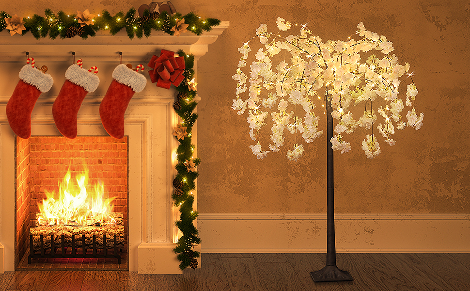 LOWYA ガラスシェード 天然木フレーム 4灯 New Jasmina ◆ Twilight Twenty-Four-Light Slumped Glass Chandelier