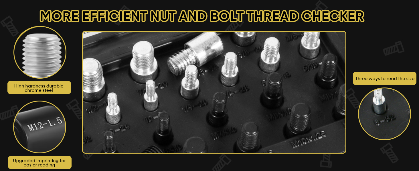 Nut and Bolt Thread Checker
