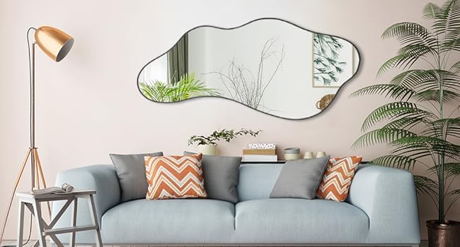 Horizontal Hanging Wall Mirror
