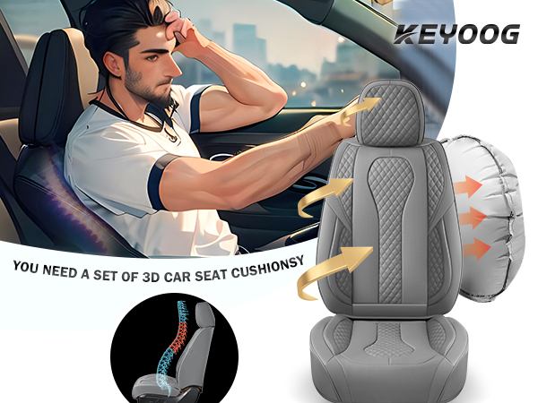 Amazon.com: KEYOOG Car Seat Covers Full Set, 2-Seater Waterproof