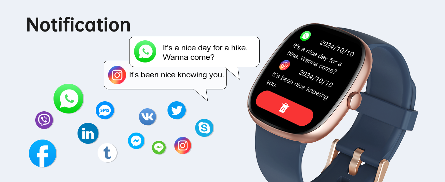 apple watch with a nice day for a hike