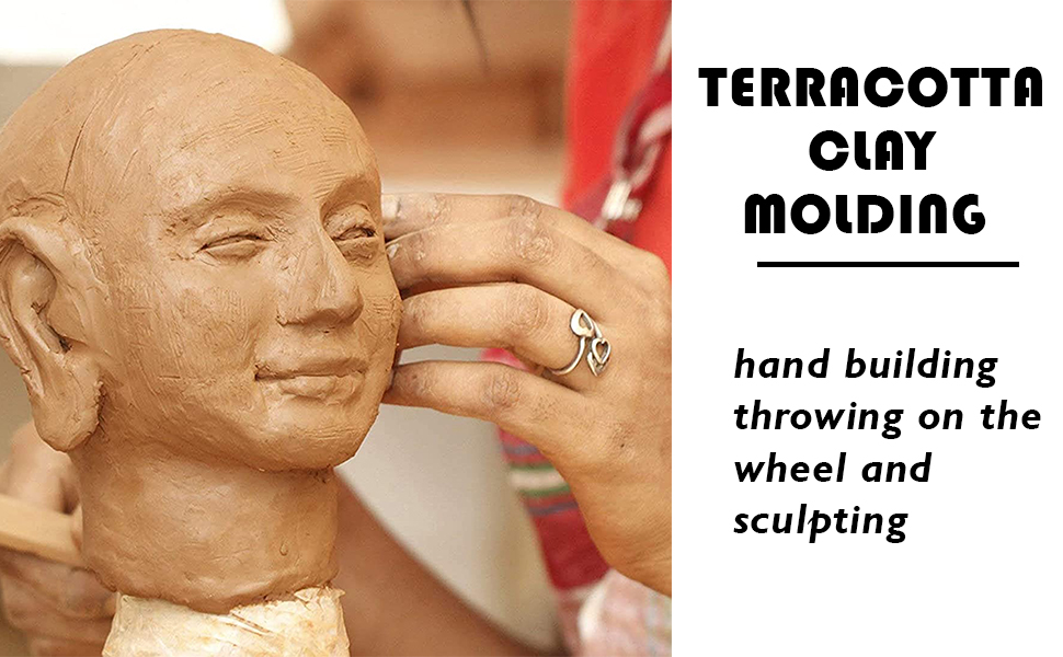 Chirag Enterprise Ready to Use Natural Eco Friendly Filtered Terracotta Clay Molding Clay Sadhu