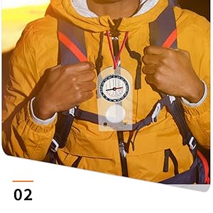 boy scout compass magnetic compass camping compass hiking compass waterproof lightweight compus