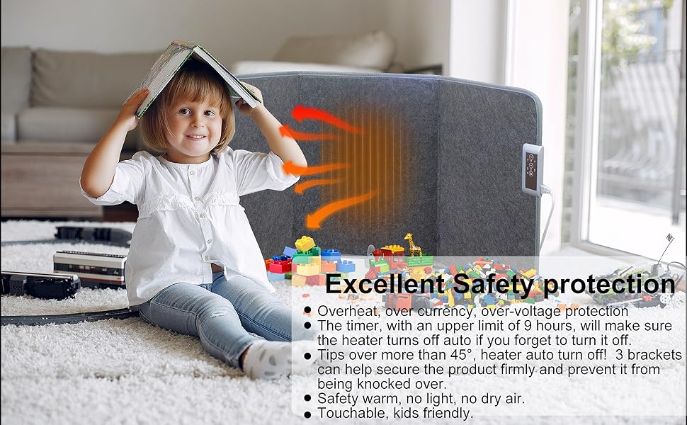 Foldable Leg Warmer With Soft Blanket, Under Desk Leg Foot Knee Heater