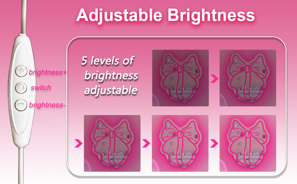 Bow Mirror Neon Sign-3