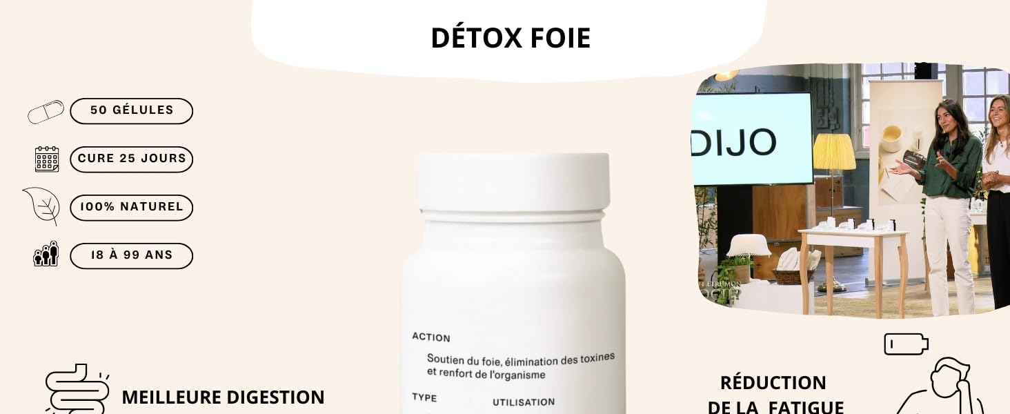 Detox foie dijo chardon marie élimination toxine minceur