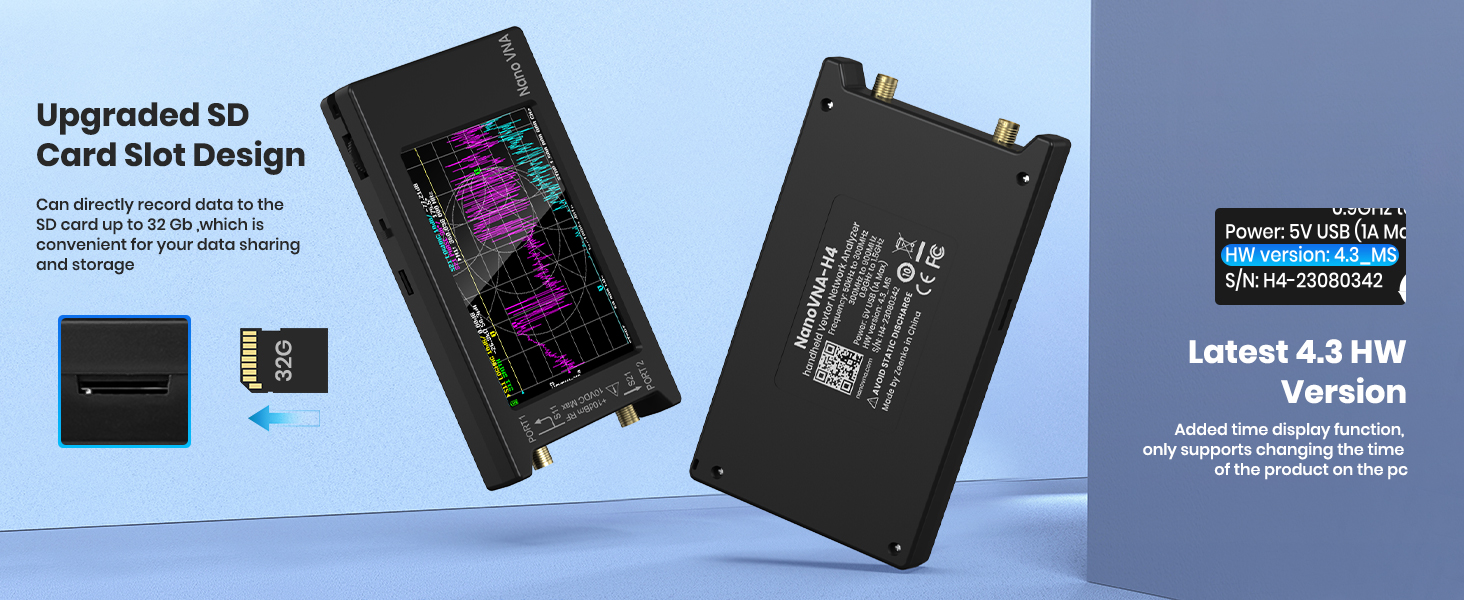 NanoVNA-H4 Vector Network Analyzer with 32GB Card 10 NanoVNA-H Vector Network Analyzer