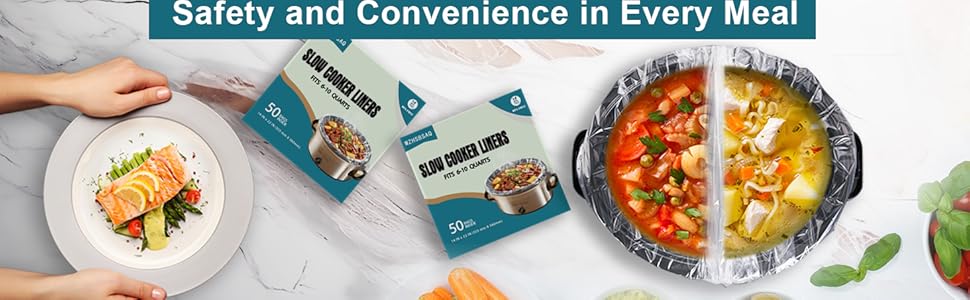 Slow cook liners