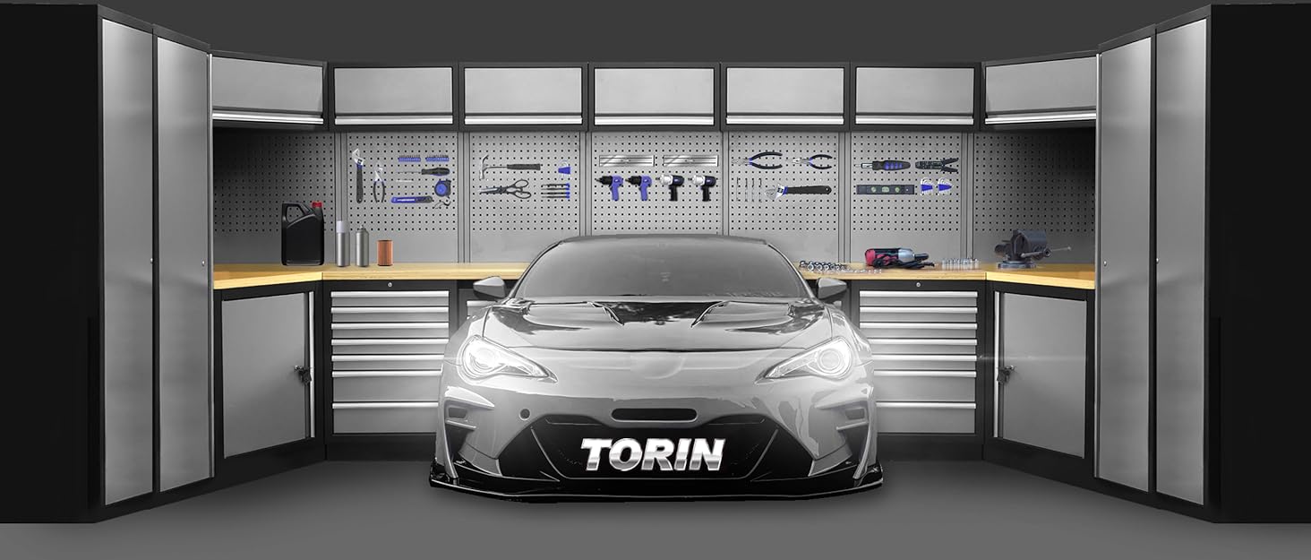 Torin AGP0112B Garage Storage System with Lockers