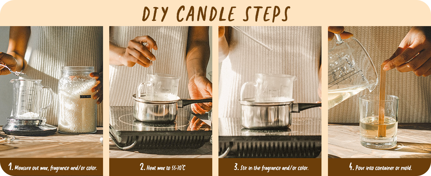 Soy Wax, BOYUJK Premium Natural Candle Wax, 100 Soy Wax for Candle