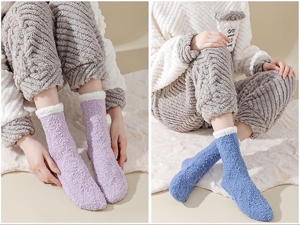 Fluffy Socks for Women