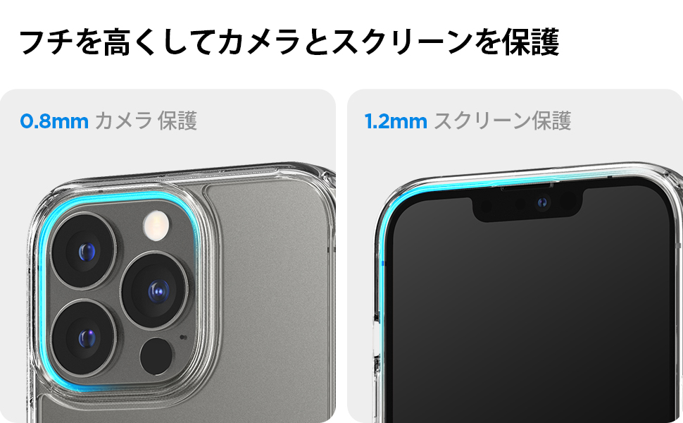 Amazon.co.jp: Spigen iPhone13 Pro 用 ケース 全透明 TPU