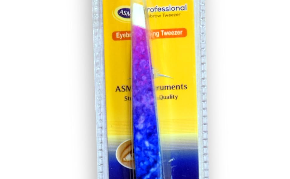 Beautik Salon Eyebrow Slanted Tweezers Stainless Steel women professional face threader