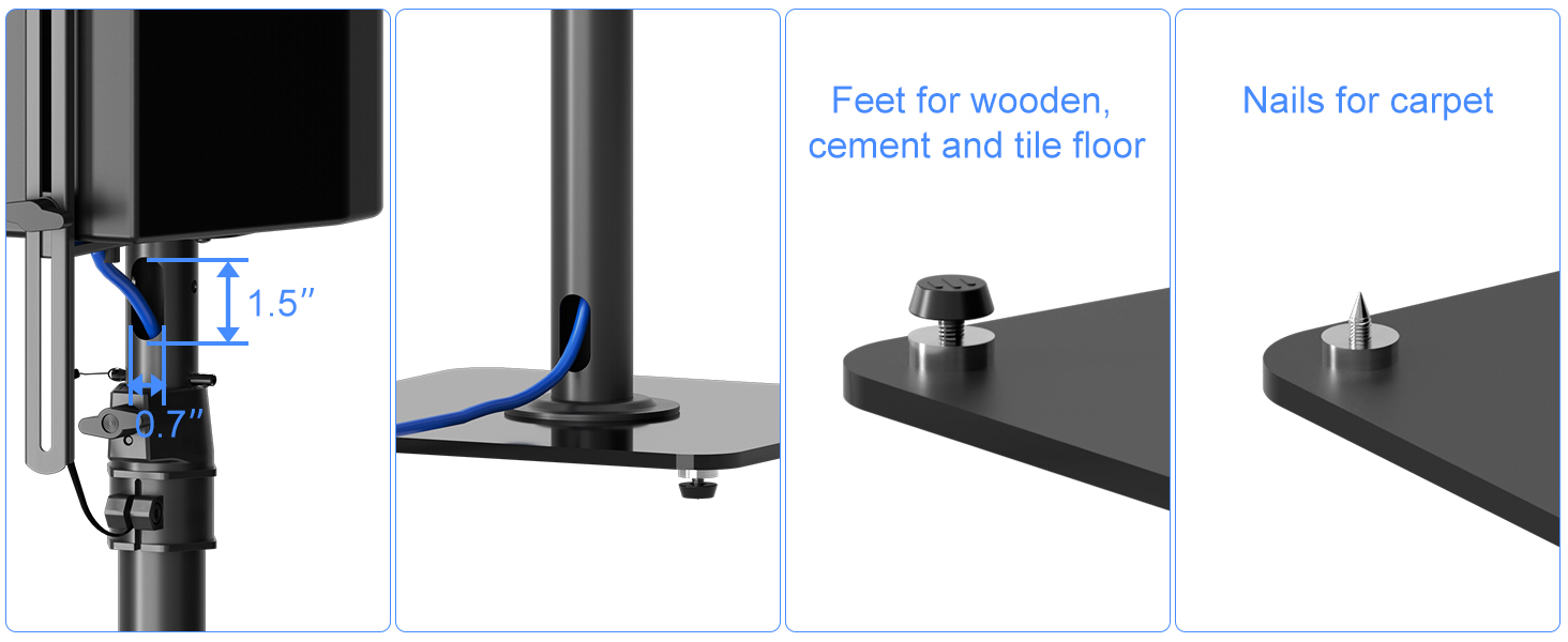 Adjustable Speaker Stand