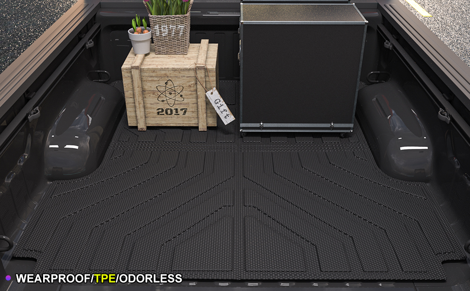 xipoqix Truck Bed Mat Compatible with 20192024 Dodge Ram