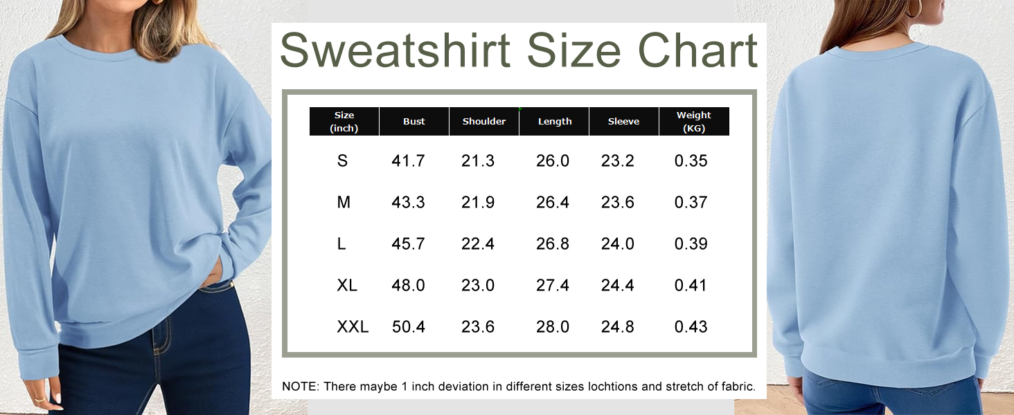 Women’s Fleece Casual Crewneck Pullover Sweatshirt Loose Soft Long Sleeve Winter Sweaters 2026