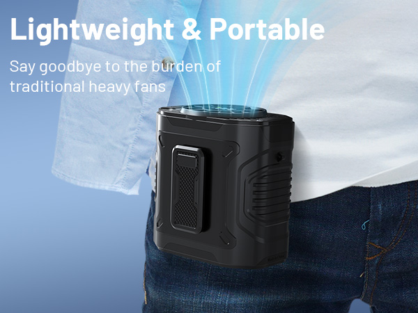 portable waist fan