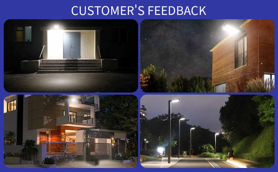 Daixilan Solar Street Lights Outdoor Waterproof, Dusk to Dawn, with Motion Sensor and Remote Control, Suitable for courtyards, Gardens, Streets, Garage, Wall Mount 30000LM 19 AOSANT Solar Street Lights Outdoor Waterproof
