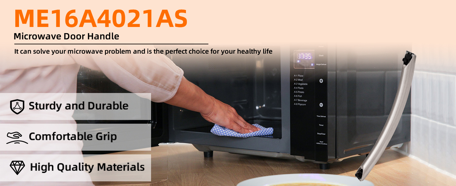 Amazon com: ME16A4021AS Microwave Door Handle DE94 04313F Assembly Amazon com: ME16A4021AS Microwave Door Handle DE94 04313F Assembly