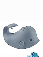 bath spout cover grey with toy