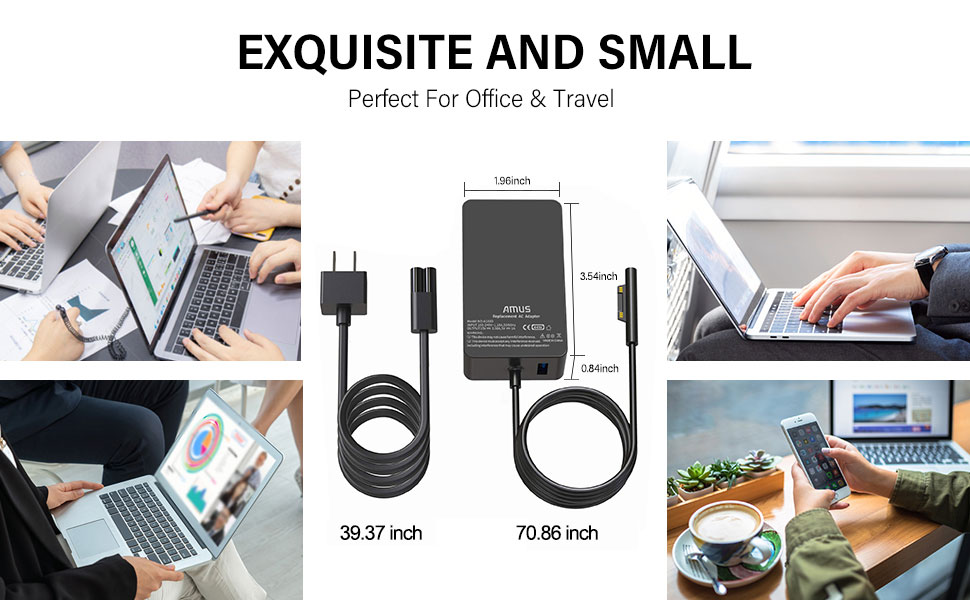 44W Surface Pro Laptop Charger