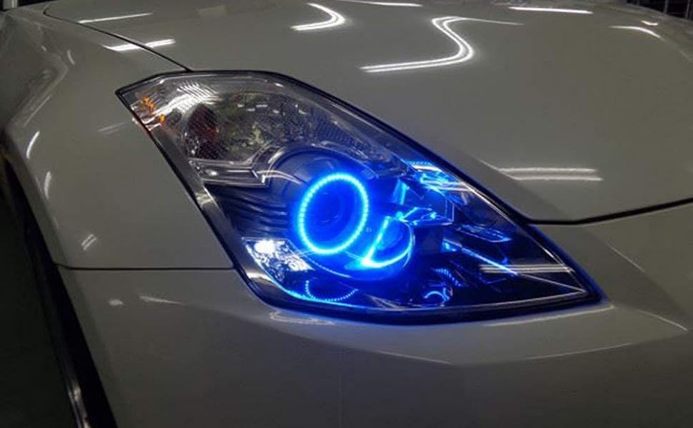 Amazon.com: iJDMTOY 7-Color RGB LED Halo Ring Lighting Kit