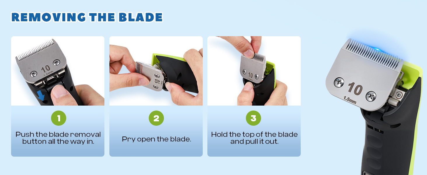 Luzrise Cordless Horse Clippers, Professional Pet Grooming Clippers, 2 Speed Pet Trimmer