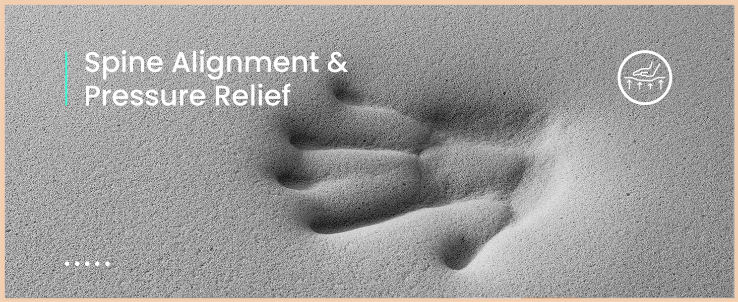 BedStory 4 Inch King Size Memory Foam Mattress Topper