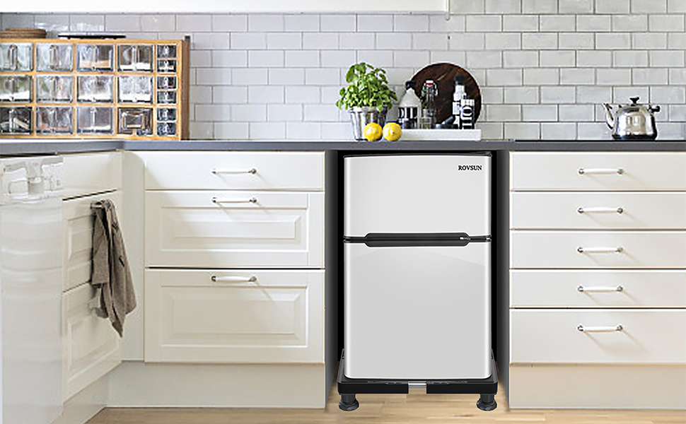 Lufia Mini Fridge Stand,Width Height Flexible Adjustable