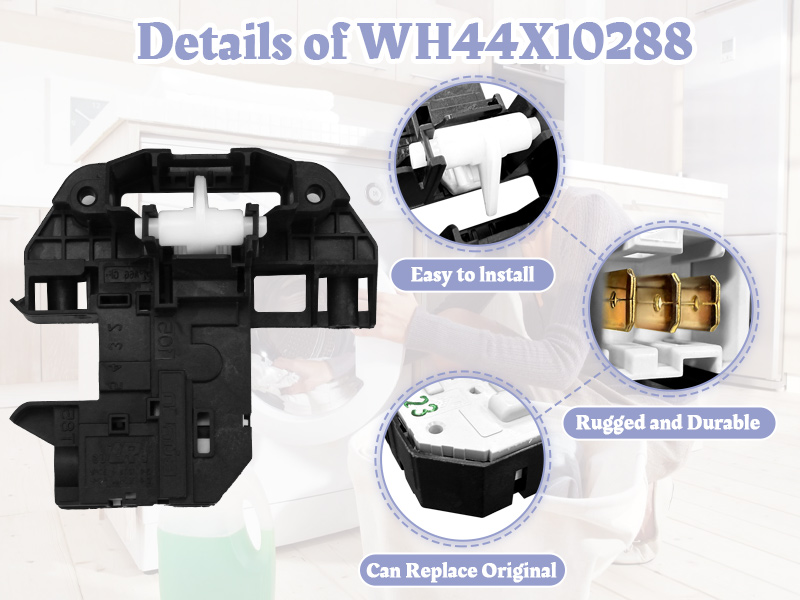Amazon.com: WH44X10288 Washer Door Lid Lock Switch