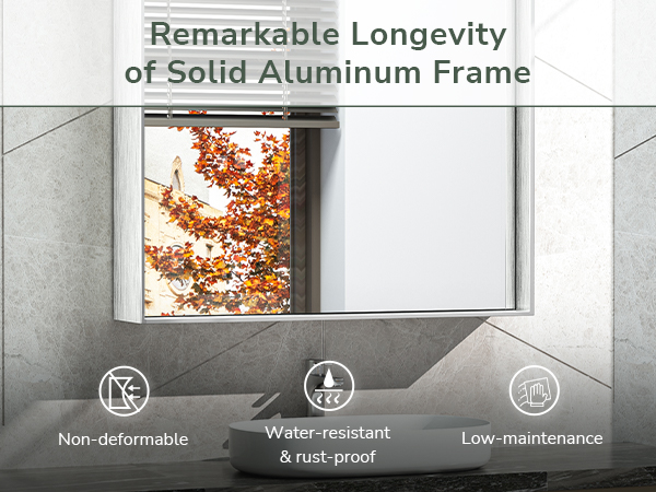 Amazon.com: TokeShimi 55x36 Inch Silver Mirror for Wall