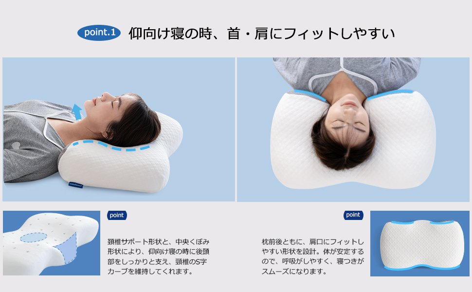 ✨新品未使用✨【2枚パック】枕 首が痛くならない 人気 (61*42*13cm) Amazon｜枕 首が痛くならない 低反発 まくら 低め高め選択可能
