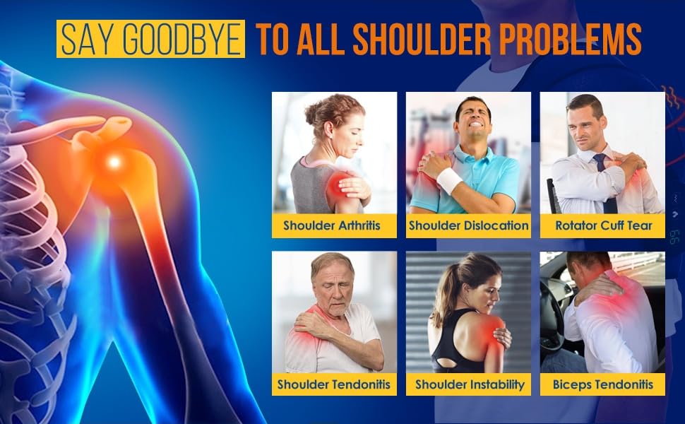 beezo Massager Heated Shoulder Wrap, Shoulder Heating Pad