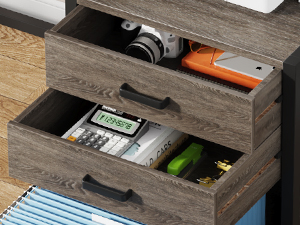 office desk with drawer