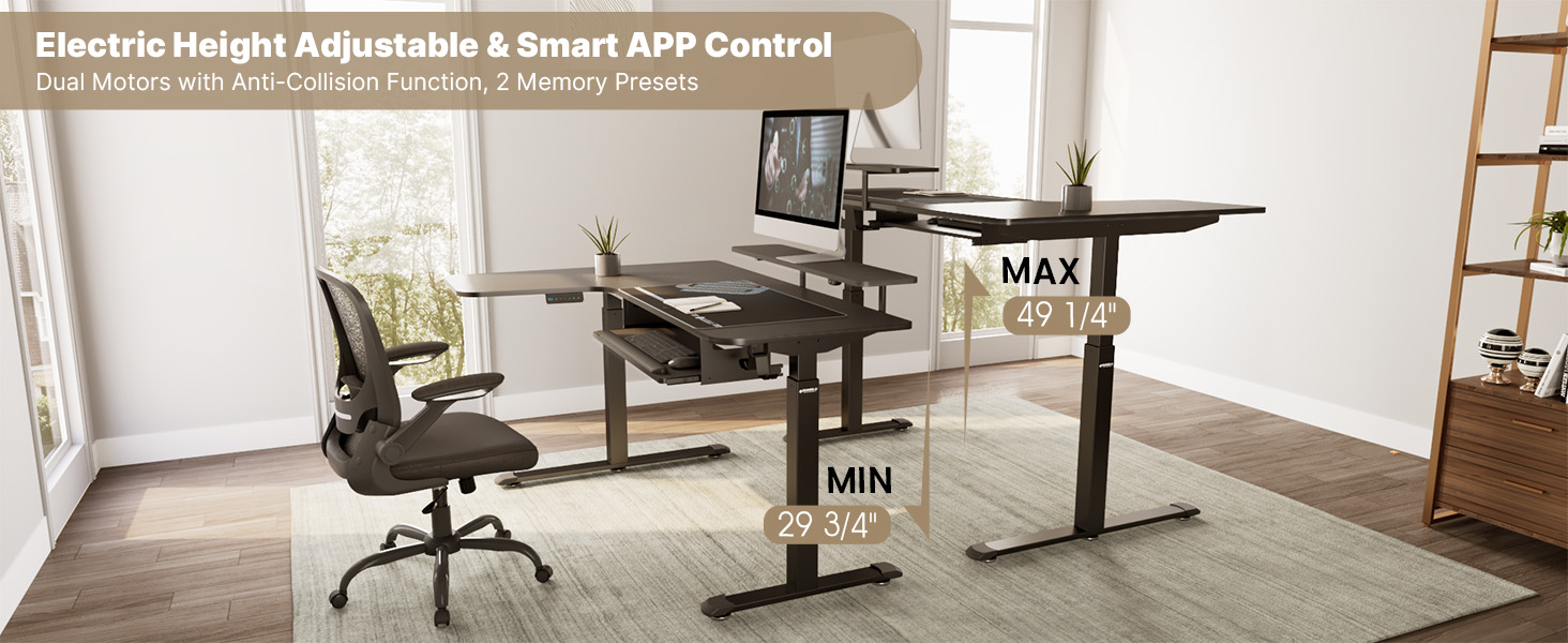 l shaped desk