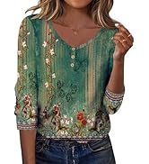 Zeagoo Women Tops Loose Fit Long Sleeve V Neck T Shirts Business Casual Blouses Dressy Fall Fashi...