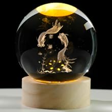 3D Goldfish Crystal Ball