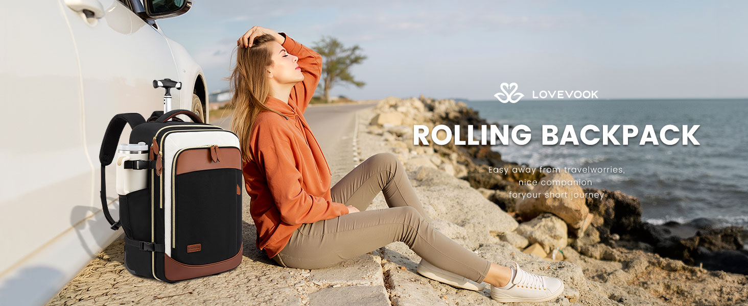 Carry on Backpack, 45L Extra Large Travel Backpack