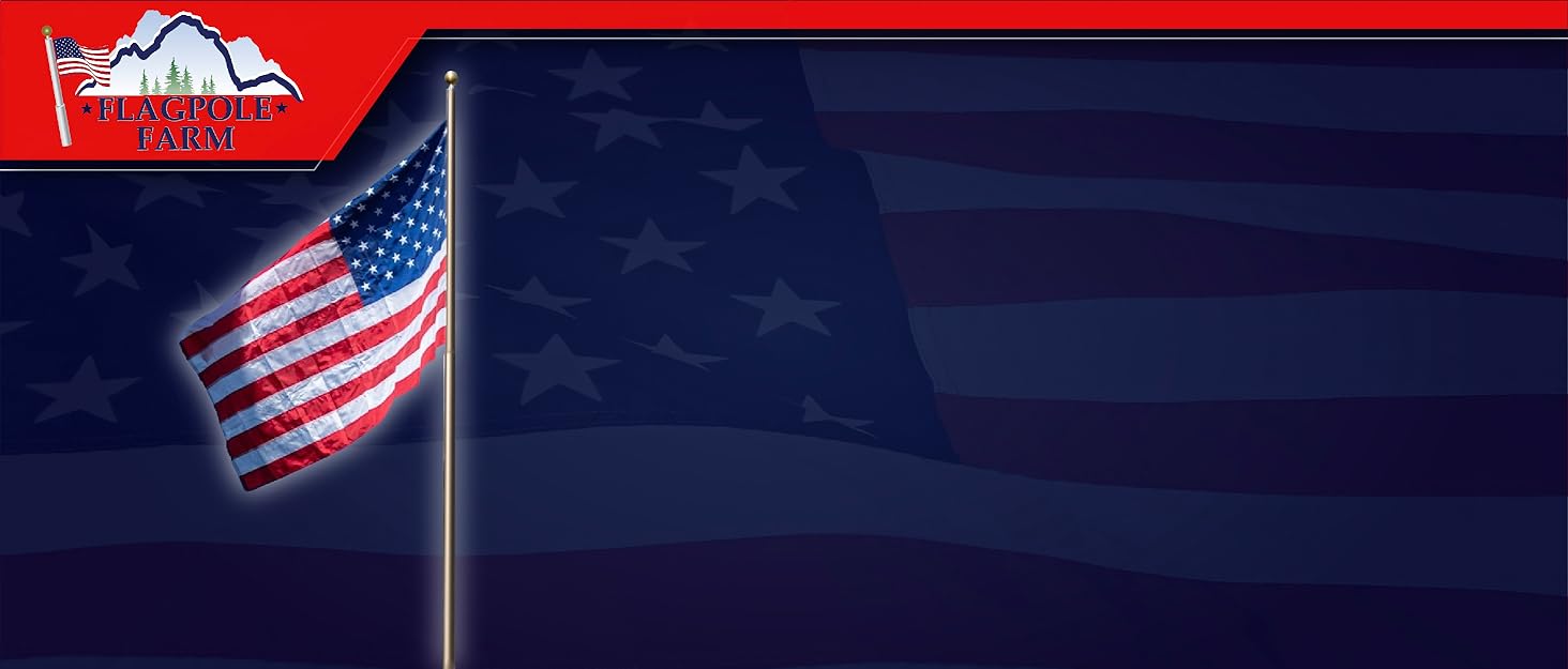 Titan Telescoping Flag Poles, 20ft Dark Bronze Made in