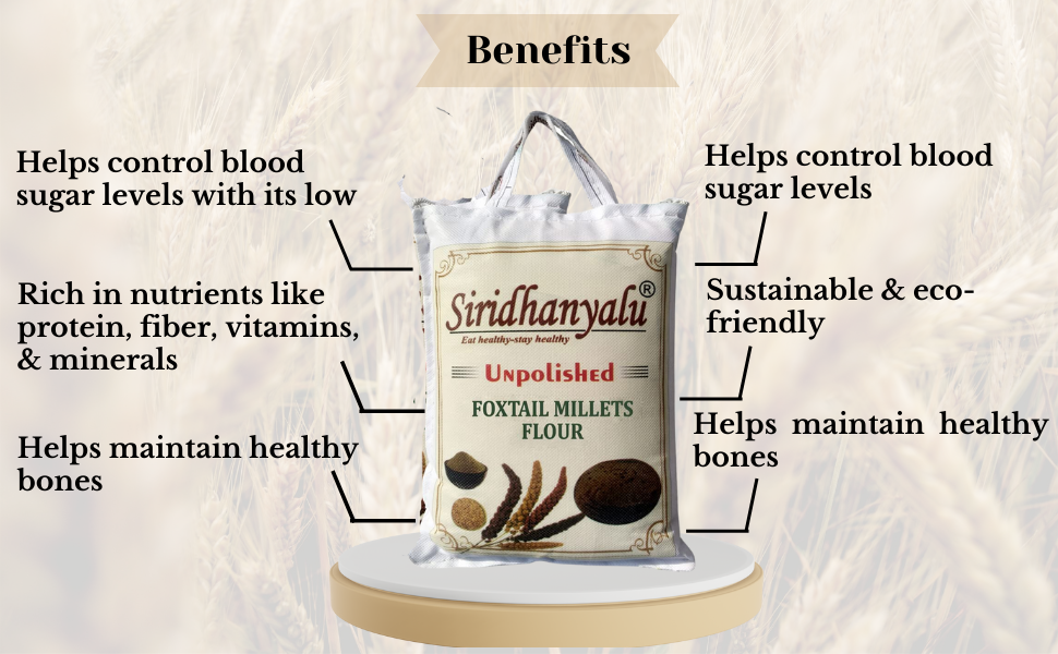 Siridhanya Unpolished & Organic Millet Flour SPN-UOA6AC
